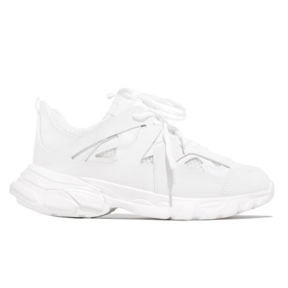 𝙉𝙀𝙒 𝙄𝙉🖤Cool Muse Platform Sneaker -  WHITE - Picture 2 of 8